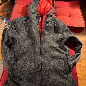 Superdry Charcoal and Orange Jacket